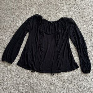 Cable & Gauge Size L Black Long Sleeve
